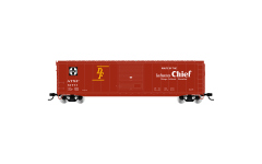 Rivarossi HR6661A - H0 - Gedeckter Güterwagen San Francisco Chief, ATSF - Wagen 1